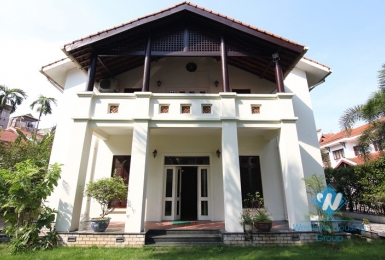 Modern villa with nice garden and swimming pool in Tay Ho Diplomats residence